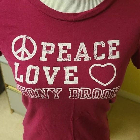 Stony Brook University tee slim fit L - Picture 3 of 5